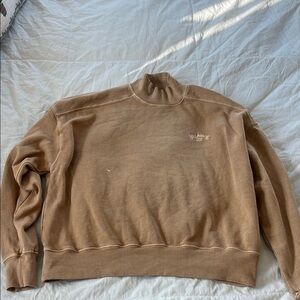 Billabong Women's Tan Crewneck Sweater